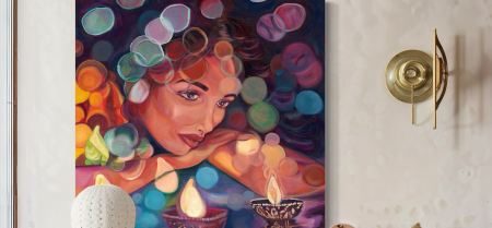 Contemplative Glow:
A Study in Quiet Reflection