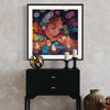 Contemplative Glow 19736 Sharon Comello Art Medium Fine Art Print Black Frame With Embossed Border