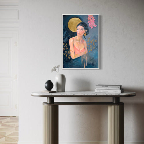 Gaze of Serenity Original White frame 19928 SharonComello.Art