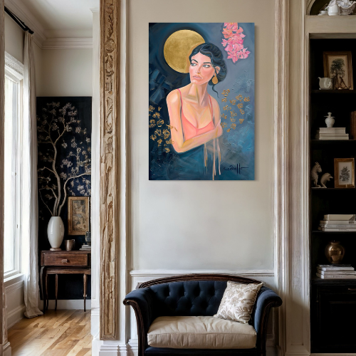 Gaze of Serenity Canvas Print Large Mounted No frame 19928 SharonComello.Art