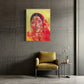 Radiant Blooms Original Mounted Canvas Oak Frame 20075 Sharon Comello Art