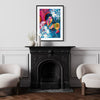Vivid Reflections Fine Art Print With White Embossed Border Black frame 19707 Sharon Comello Art