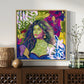 Whispers in the Wind Canvas Small
 Print Mounted Oak frame 19708 Sharon Comello Art